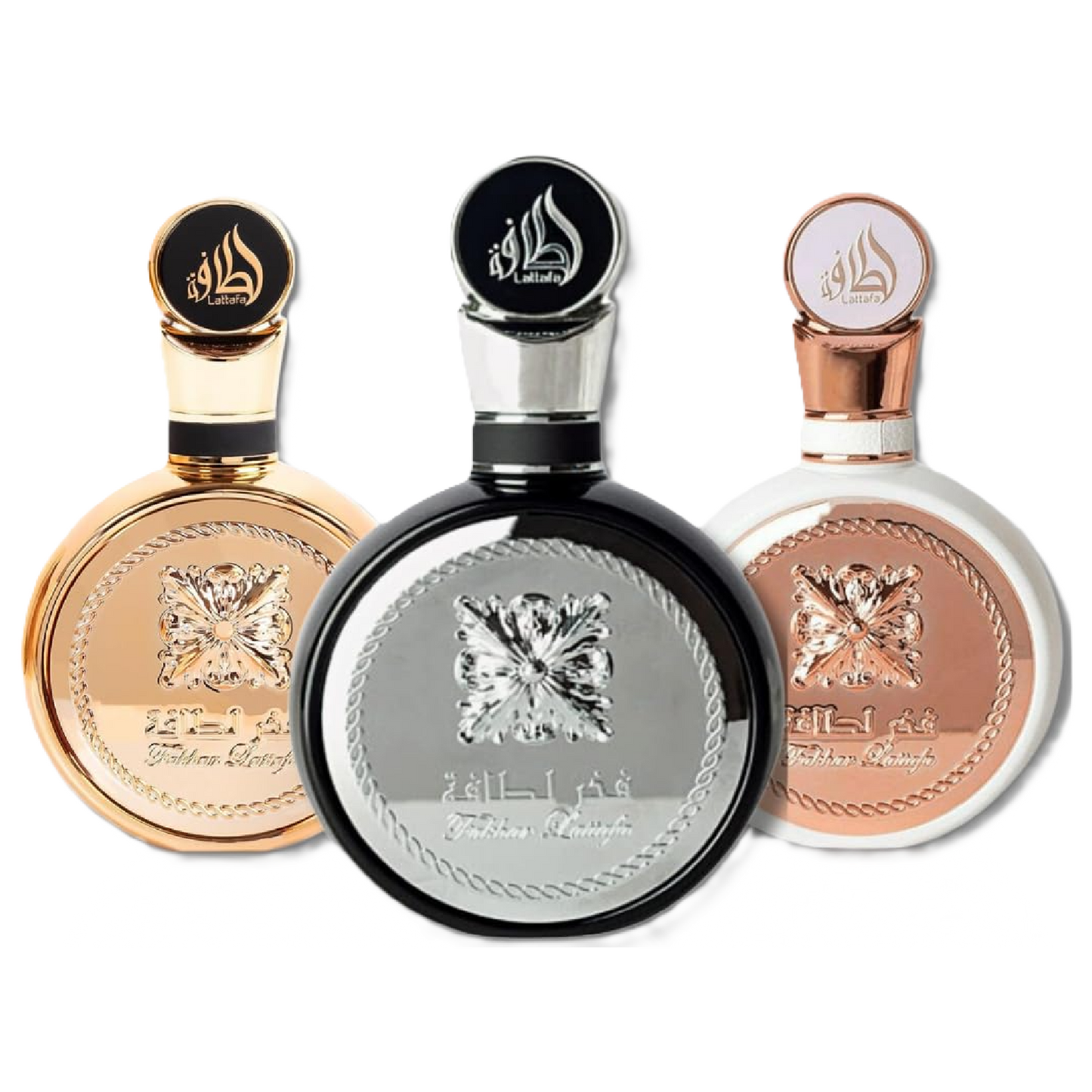 Lattafa Fakhar Men,Women & Fakhar Gold Extrait Fragrance Bundle for Everyone