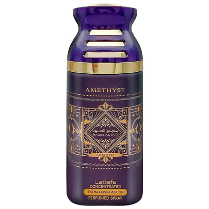 Lattafa Badee Al Oud Amethyst Concentrated Deodorant Spray for Everyone