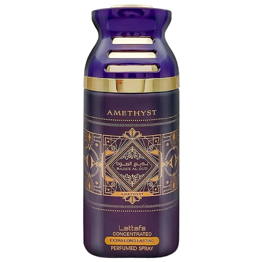 Lattafa Badee Al Oud Amethyst Concentrated Deodorant Spray for Everyone