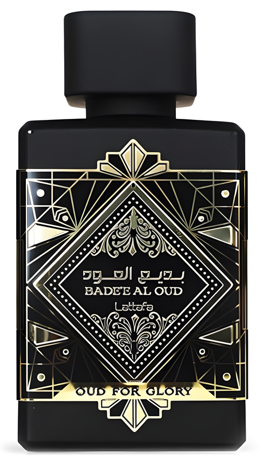 Lattafa Bade'e Al Oud OFG, Ana Abiyedh Rouge & Maahir Black Edition Fragrance Bundle for Everyone